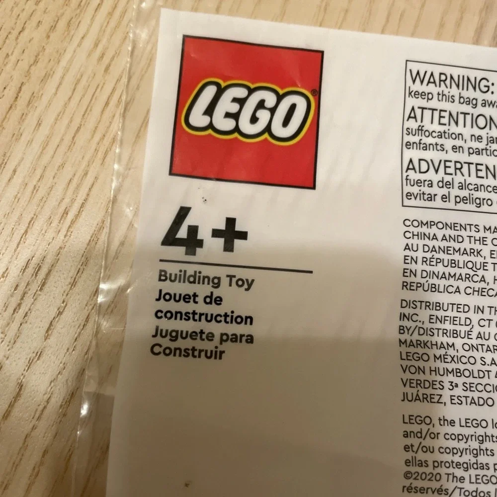 LEGO building toy set packaged in a clear plastic‎ bag
